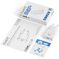 EWENT EW1310 Cargador r&aacute;pido USB-C 20W Tec.Ganfast