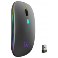 EWENT RAT&Oacute;N INAL&Aacute;MBRICO RECARGABLE DUAL CONEXI&Oacute;N BLUETOOTH/WIFI, RGB (Espera 4 dias)