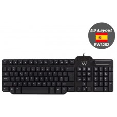 Ewent Teclado USB Con Lector DNI incorporado