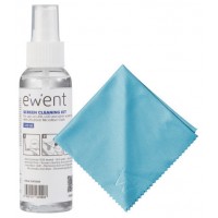 KIT DE LIMPIEZA DE PANTALLAS EWENT EW5668 100ML C/PANO (Espera 4 dias)