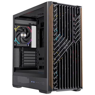 CAJA ATX SEMITORRE EINAREX P800 RGB 4 FANS NEGRA