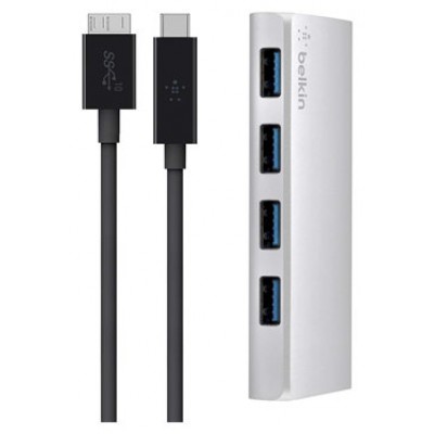 HUB USB-C BELKIN F4U088VF A 4xUSB-A 3.0 5Gps 900mA