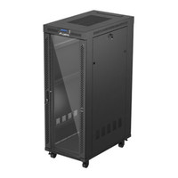 ARMARIO LANBERG RACK 19" 32U 600X1000 FLAT PACK PUERTA CRISTAS CON LCD NEGRO