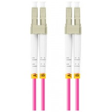 CABLE FIBRA OPTICA LANBERG 0.5 M MULTI LC/UPC-LC/UPC DUPLEX OM4 50/125 LSZH VI