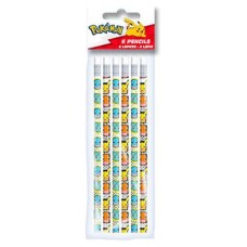 SET 6 LÁPICES C/ GOMA POKÉMON CYP BRANDS REDSTRING GS-604-PK (Espera 4 dias)