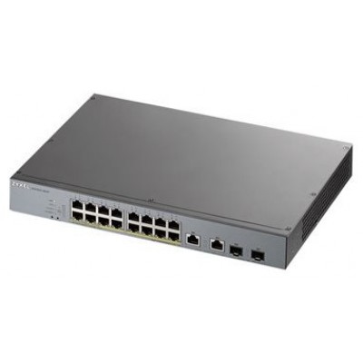 Zyxel GS1350-18HP-EU0101F switch Gestionado L2 Gigabit Ethernet (10/100/1000) Energía sobre Ethernet (PoE) Gris (Espera 4 dias)