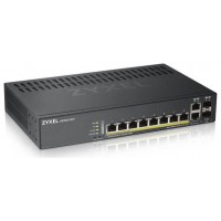 Zyxel GS1920-8HPV2 Gestionado Gigabit Ethernet (10/100/1000) Energía sobre Ethernet (PoE) Negro (Espera 4 dias)