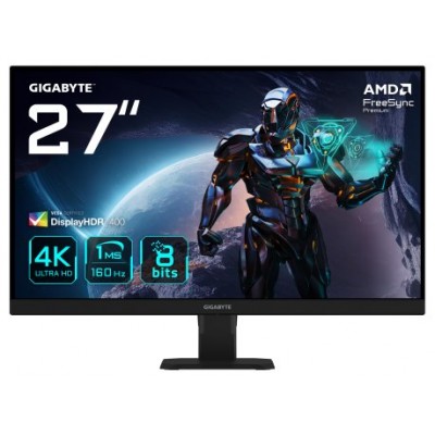 GIGABYTE GS27U 27” Monitor de juegos UHD - 3840 x 2160 (UHD), 160Hz, 1ms, 350 cd/m², Display HDR400, HDMI 2.1, DisplayPort 1.4 (Espera 4 dias)