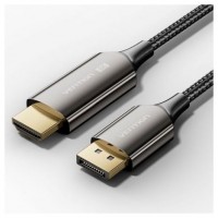 CONVERSOR DISPLAYPORT/M 1.4 A HDMI/M 2.1 5 M 8K NEGRO VENTION (Espera 4 dias)