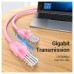 CABLE DE RED LATIGUILLO RJ45 UTP CAT6 AWG26 1 M ROSA VENTION (Espera 4 dias)