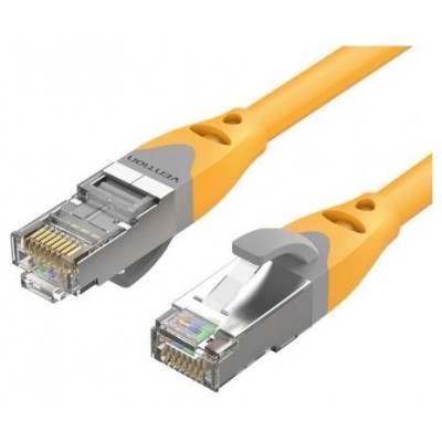 CABLE DE RED LATIGUILLO RJ45 CAT.6A SFTP AWG27 1.5 M AMARILLO VENTION (Espera 4 dias)