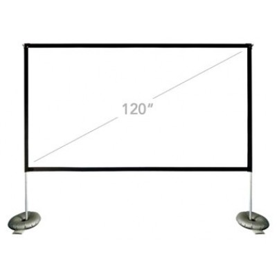 iggual Pantalla exterior portable 120" 265x149 cm