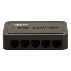 iggual FES500M Fast Ethernet Switch 5x10/100 Mbps