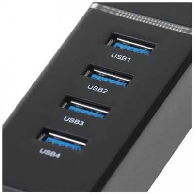 iggual Hub USB 3.0 tipo C x 4 puertos USB-A 3.0