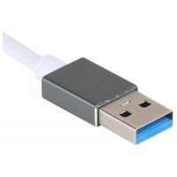 iggual Hub USB-A 3 puertos USB 3.0 + RJ45 Gigabit