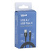 iggual Cable USB-A a tipo C 3A 100 cm trenzado-SX12 iggual Cable USB-A a tipo C 3A 100 cm trenzado