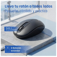 iggual Ratón inalámbrico WOM-STANDARD-3D 1000DPI-1SX iggual Ratón inalámbrico WOM-STANDARD-3D 1000DPI