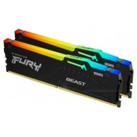MEMORIA KINGSTON FURY BEAST RGB DDR5 64GB KIT2 5600MT/S  CL4 (Espera 4 dias)