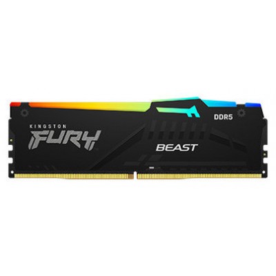 DDR5 8 GB 6000 Mhz. FURY BEAST RGB KINGSTON (Espera 4 dias)