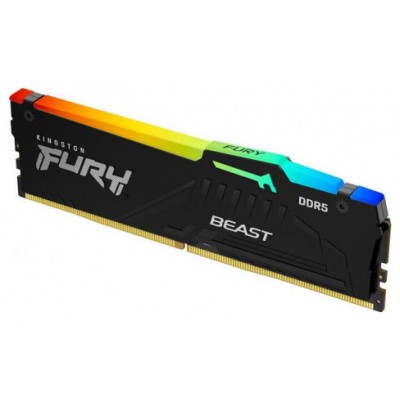 Kingston Technology FURY Beast RGB módulo de memoria 8 GB 1 x 8 GB DDR5 6000 MHz (Espera 4 dias)