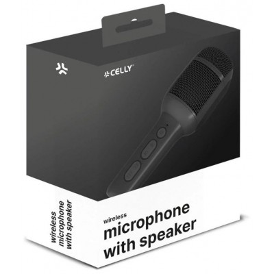 Celly Microfono para ni&ntilde;os inalambrico Negro
