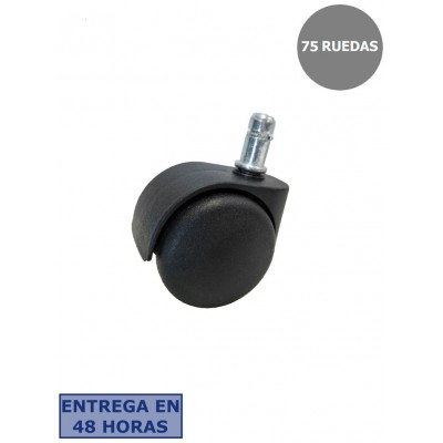 PIQUERAS Y CRESPO Kit de 75 ruedas de nailon de 50 mm perno 11 mm