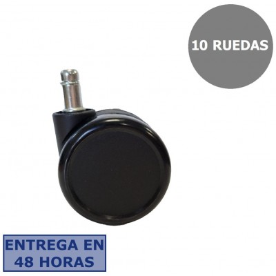 PIQUERAS Y CRESPO Kit de 10 ruedas de nailon de 65mm