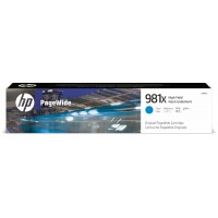 HP PageWide Enterprise Color 556 / MFP 586 Cartucho de Alta capacidad Cyan n&ordm;981X