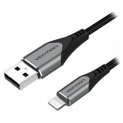 CABLE 2.0 USB A LIGHTNING 1 M GRIS VENTION (Espera 4 dias)