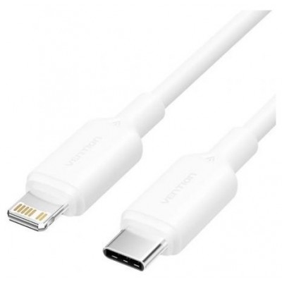 CABLE 2.0 USB-C A LIGHTNING 1 M BLANCO VENTION (Espera 4 dias)