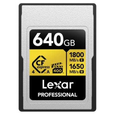 Lexar LCAGOLD640G-RNENG memoria flash 640 GB CFexpress tipo A (Espera 4 dias)