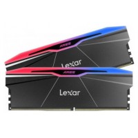 LEXAR MEMORIA ARES 2.0 DDR5 6000 CL30 1.35V MEMORY WITH HEATSINK AND RGB LIGHTING,DUAL PACK, BLACK COLOR (Espera 4 dias)