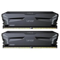 LEXAR MEMORIA ARES DDR5 6000 CL32 1.35V MEMORY WITH HEATSINK, NON-RGB LIGHTING, DUAL PACK, BLACK COLOR (Espera 4 dias)