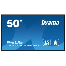 iiyama ProLite Pantalla plana para señalización digital 125,7 cm (49.5") LCD Wifi 500 cd / m² 4K Ultra HD Negro Procesador incorporado Android 11 24/7 (Espera 4 dias)