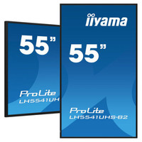 MONITOR IIYAMA 55" 3840X2160, 4K UHD IPS PANEL, 1% HAZE, LANDSCAPE AND PORTRAIT MODE, SPEAKERS 2X 10W , VGA, 3X HDMI, 500CD/M², MEDIA PLAY USB PORT, CONTROL LAN / RS232C, VESA 400X400 (LH5541UHS-B2) (Espera 4 dias)-95SX MONITOR IIYAMA 55" 3840X2160, 4K UHD IPS PANEL, 1% HAZE, LANDSCAPE AND PORTRAIT MODE, SPEAKERS 2X 10W , VGA, 3X HDMI, 500CD/M², MEDIA PLAY USB PORT, CONTROL LAN / RS232C, VESA 400X400 (LH5541UHS-B2) (Espera 4 dias)