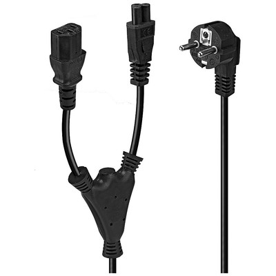 Lindy 30047 cable de transmisi&oacute;n Negro C13 acoplador C5 acoplador (Espera 4 dias)