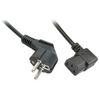 Lindy 30345 cable de transmisi&oacute;n Beige 2 m CEE7/7 C13 acoplador (Espera 4 dias)
