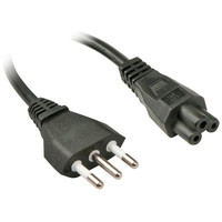 Lindy 2m, CEI23-16-VII - IEC 320 C5 Negro C5 acoplador (Espera 4 dias)-27SX Lindy 2m, CEI23-16-VII - IEC 320 C5 Negro C5 acoplador (Espera 4 dias)