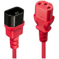 Lindy 30476 cable de transmisión Negro, Rojo 0,5 m C14 acoplador C13 acoplador (Espera 4 dias)-13SX Lindy 30476 cable de transmisión Negro, Rojo 0,5 m C14 acoplador C13 acoplador (Espera 4 dias)