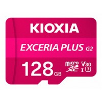 MICRO SD KIOXIA 128GB EXCERIA PLUS G2 UHS-I C10 CON ADAPTADOR