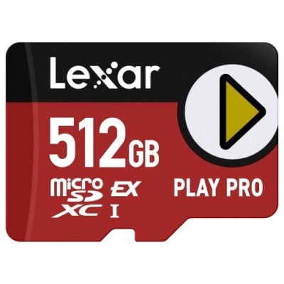 Lexar PLAY PRO microSDXC 512 GB UHS-I Clase 3 (Espera 4 dias)