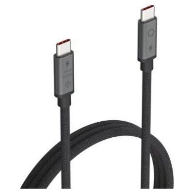 CABLE USB-C A USB-C PRO 100W PD PRO NEGRO 2M LINQ (Espera 4 dias)