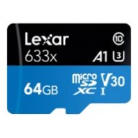 Lexar 633x 64 GB MicroSDXC UHS-I Clase 10 (Espera 4 dias)-3SX Lexar 633x 64 GB MicroSDXC UHS-I Clase 10 (Espera 4 dias)