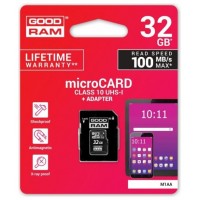 MICRO SD GOODRAM 32GB C10 UHS-I CON ADAPTADOR