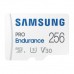 MICRO SD 256 GB PRO ENDURANCE 1 ADAP. CLASS 10 SAMSUNG (Espera 4 dias)