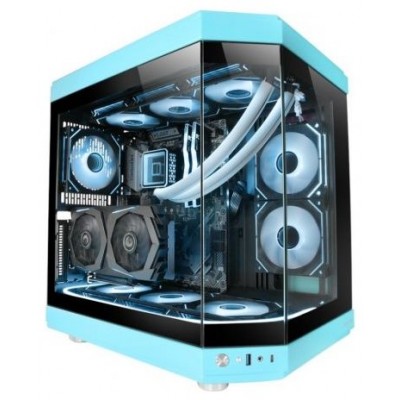 CAJA SEMITORRE ATX MC3T AZUL MARS GAMING (Espera 4 dias)