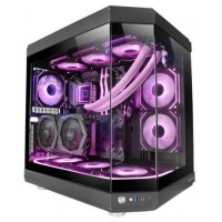 Caja Atx Semitorre Gaming Mars Gaming Mc3t Color Negro