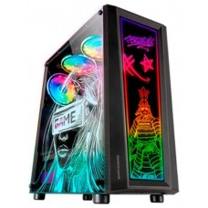 Caja Atx Semitorre Gaming Mars Gaming Mc-art Black