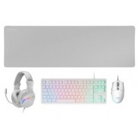 TECLADO MOUSE HEADSET Y ALFOMBRILLA MARS GAMING