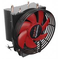 MARS GAMING MCPU117 120W CPU COOLER  INTEL LGA775/1150/1155/1156 AMD FM1/AM2/AM2+/AM3/AM3+/AM4/FM2/FM2+-  9cm ULTRASILENT PWM FAN, 2 DIRECT-CONTACT HEATPIPES (Espera 4 dias)